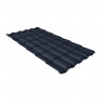 Металлочерепица кредо Rooftop Matte RAL 7024 мокрый асфальт 0,5