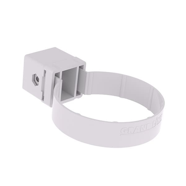 Хомут трубы Kliker ПВХ 135х90 Grand Line Premium белый RAL 9003