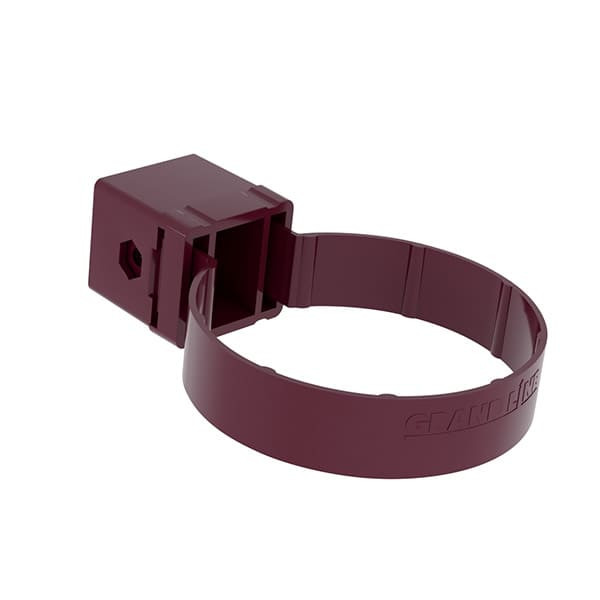 Хомут трубы Kliker ПВХ 135х90 Grand Line Premium бордо RAL 3005